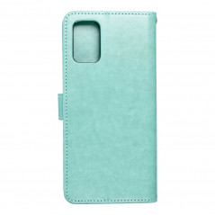 MEZZO Book sur le Samsung Galaxy A03S FORCELL Étui portefeuille Vert
