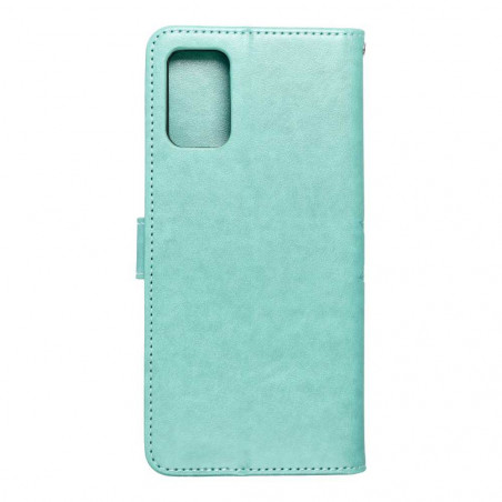 MEZZO Book sur le Samsung Galaxy A03S FORCELL Étui portefeuille Vert