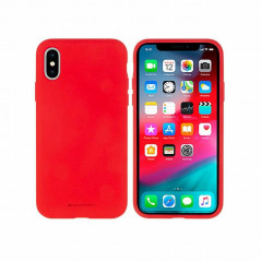 Silicone case sur le Apple iPhone 13 mini MERCURY Coque en silicone Rouge