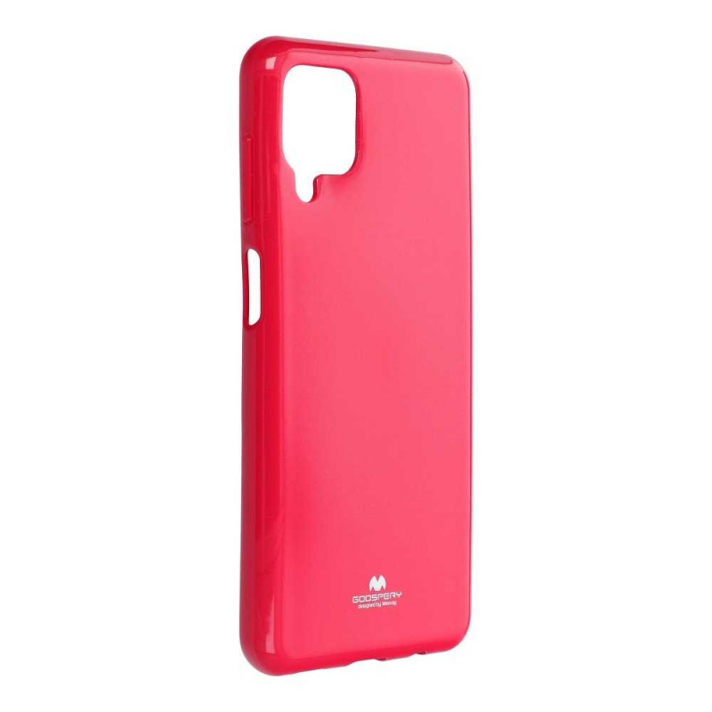Jelly sur le Samsung Galaxy A12 MERCURY Coque en TPU Rose
