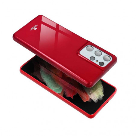 Jelly sur le Apple iPhone 13 Pro MERCURY Coque en TPU Rouge