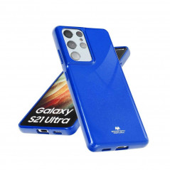 Jelly sur le Apple iPhone 13 MERCURY Coque en TPU Bleu