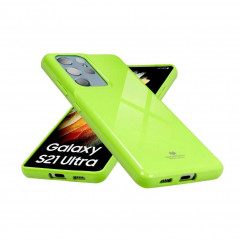 Jelly sur le Apple iPhone 13 mini MERCURY Coque en TPU Vert