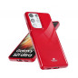 Jelly sur le XIAOMI Redmi Note 10 5G MERCURY Coque en TPU Rouge