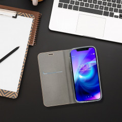 XIAOMI Redmi Note 12 Pro Plus 5G Portefeuilles LUNA Book Gold Élégant  Argenté