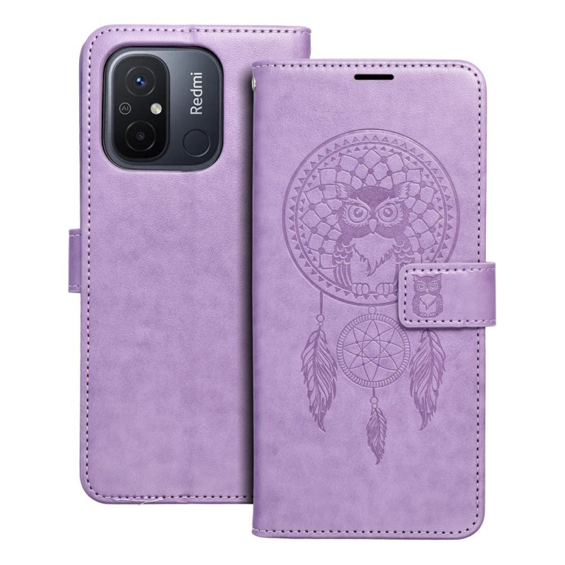 XIAOMI Redmi 12C Portefeuilles MEZZO Book Capteurs de rêve  Violet (Purple)