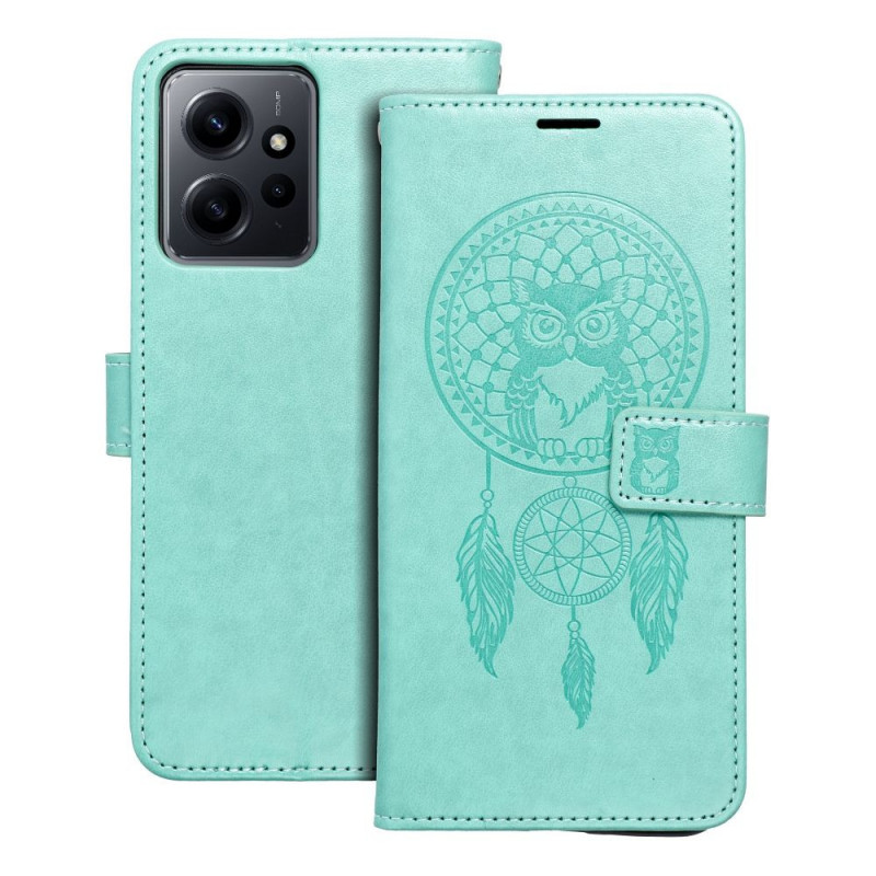 XIAOMI Redmi Note 12 4G Portefeuilles MEZZO Book Capteurs de rêve  Vert