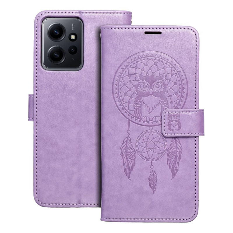 XIAOMI Redmi Note 12 4G Portefeuilles MEZZO Book Capteurs de rêve  Violet (Purple)