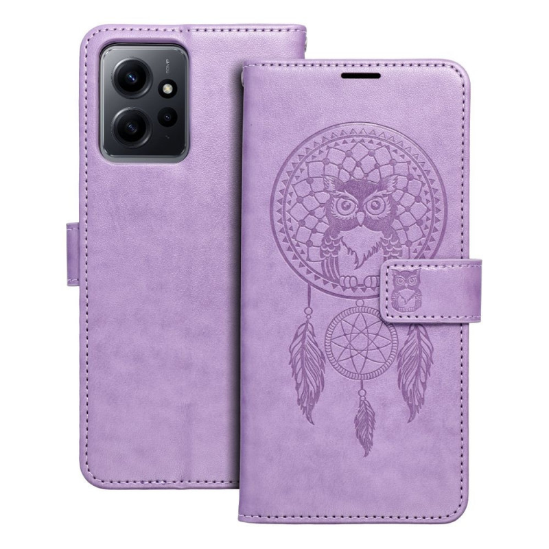 XIAOMI Redmi Note 12 5G Portefeuilles MEZZO Book Capteurs de rêve  Violet (Purple)