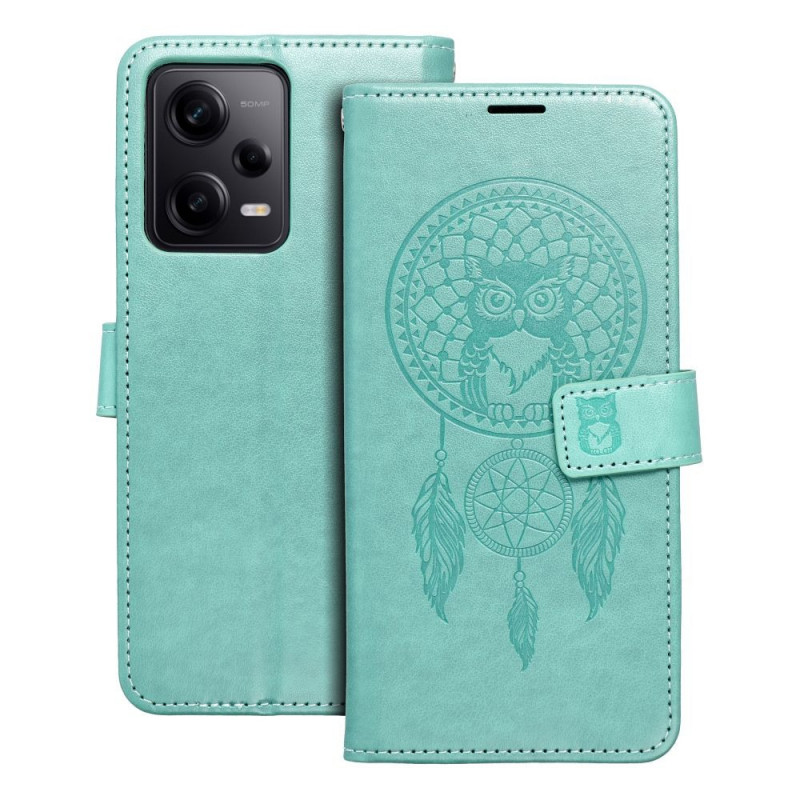 XIAOMI Redmi Note 12 Pro 5G Portefeuilles MEZZO Book Capteurs de rêve  Vert