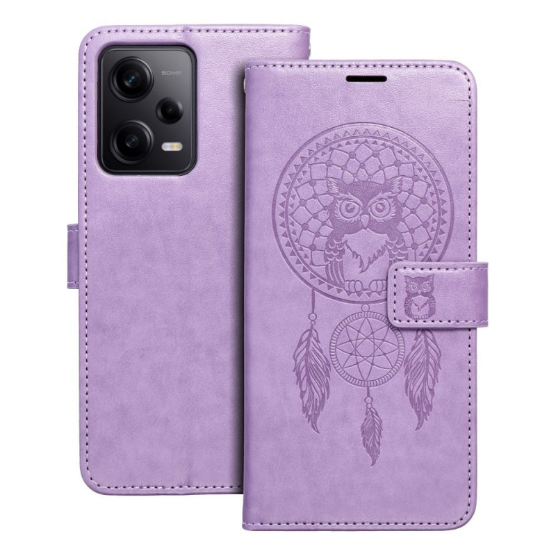 XIAOMI Redmi Note 12 Pro 5G Portefeuilles MEZZO Book Capteurs de rêve  Violet (Purple)