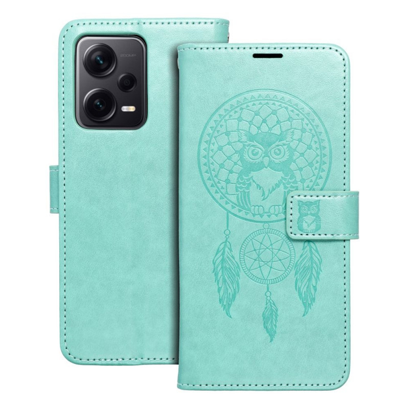 XIAOMI Redmi Note 12 Pro Plus 5G Portefeuilles MEZZO Book Capteurs de rêve  Vert