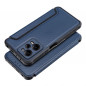 XIAOMI Redmi Note 12 Pro 5G Portefeuilles Razor Book Fibre de carbone, Modèle de carbone  Bleu
