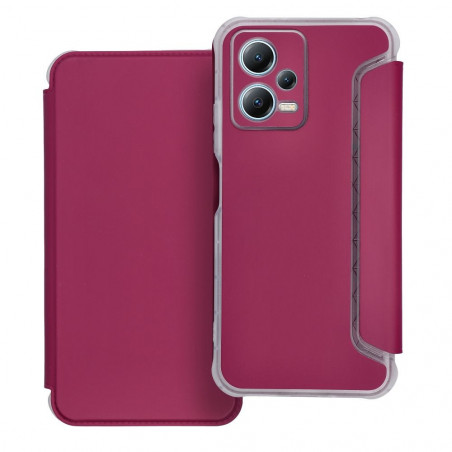 XIAOMI Redmi Note 12 5G Portefeuilles Piano Book Magenta