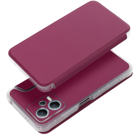 XIAOMI Redmi Note 12 5G Portefeuilles Piano Book Magenta
