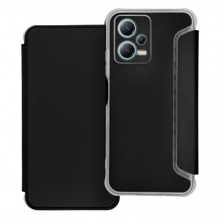 XIAOMI Redmi Note 12 5G Portefeuilles Piano Book Noir