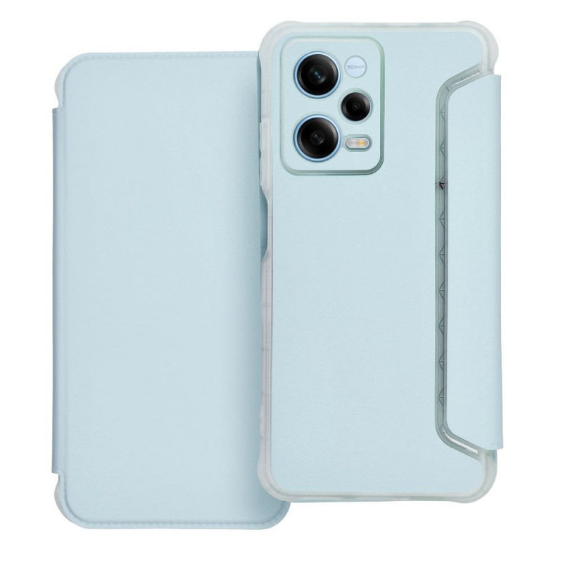 XIAOMI Redmi Note 12 Pro 5G Portefeuilles Piano Book Bleu clair