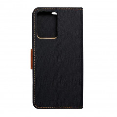 XIAOMI Redmi Note 12 4G Portefeuilles Canvas Book Noir