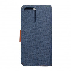 XIAOMI Redmi Note 12 5G Portefeuilles Canvas Book Bleu marine