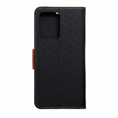 XIAOMI Redmi Note 12 Pro Plus 5G Portefeuilles Canvas Book Noir