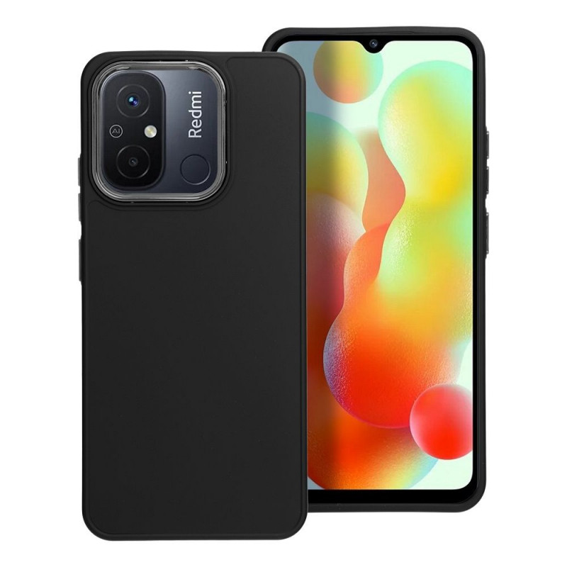 XIAOMI Redmi 12C Coque FRAME Élégant  Noir