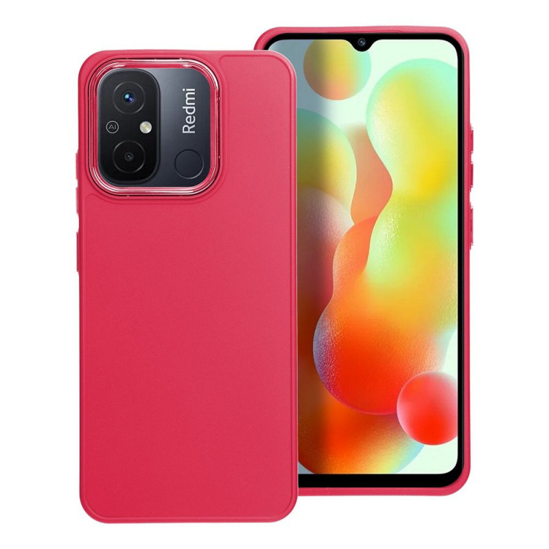 XIAOMI Redmi 12C Coque FRAME Élégant  Magenta