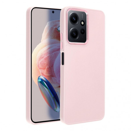 XIAOMI Redmi Note 12 4G Coque FRAME Élégant  Rose poudré