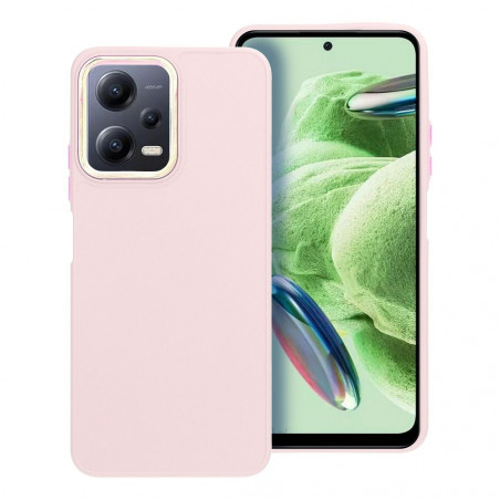 XIAOMI Redmi Note 12 5G Coque FRAME Élégant  Rose poudré