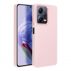 XIAOMI Redmi Note 12 Pro Plus 5G Coque FRAME Élégant  Rose poudré