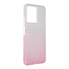 XIAOMI Redmi Note 12 4G Coque Shining Transparent et rose