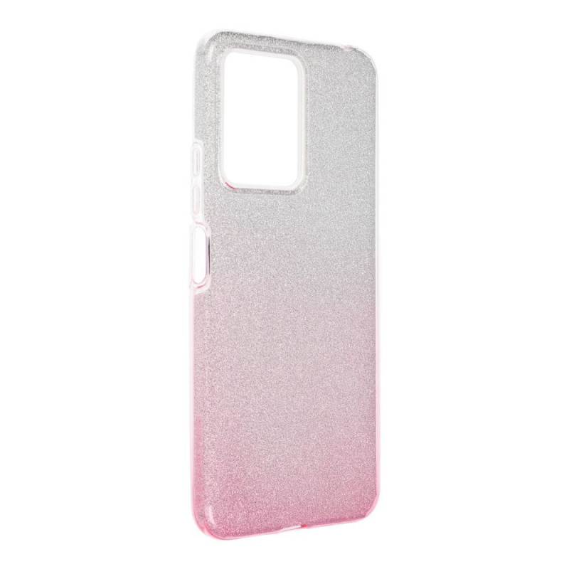 XIAOMI Redmi Note 12 4G Coque Shining Transparent et rose