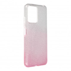 XIAOMI Redmi Note 12 5G Coque Shining Transparent et rose