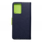 XIAOMI Redmi Note 12 4G Portefeuilles Fancy Book Marine / Citron vert