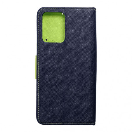 XIAOMI Redmi Note 12 5G Portefeuilles Fancy Book Marine / Citron vert