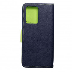 XIAOMI Redmi Note 12 Pro Plus 5G Portefeuilles Fancy Book Marine / Citron vert