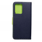 XIAOMI Redmi Note 12 Pro Plus 5G Portefeuilles Fancy Book Marine / Citron vert