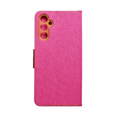 Samsung Galaxy A14 LTE Portefeuilles Canvas Book Rose