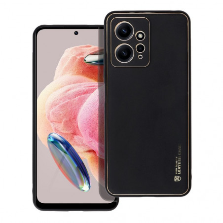 XIAOMI Redmi Note 12 4G Coque Leather Noir