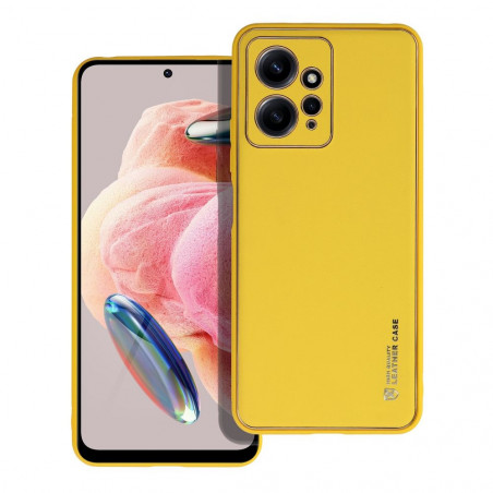 XIAOMI Redmi Note 12 4G Coque Leather Jaune