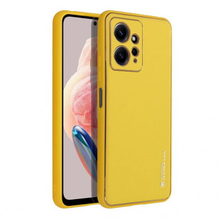 XIAOMI Redmi Note 12 4G Coque Leather Jaune