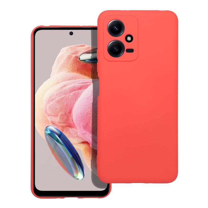 XIAOMI Redmi Note 12 5G Coque Silicone Élégant  Pêche