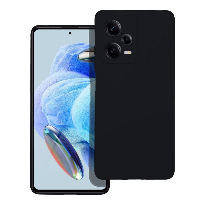 XIAOMI Redmi Note 12 Pro 5G Coque Silicone Élégant  Noir