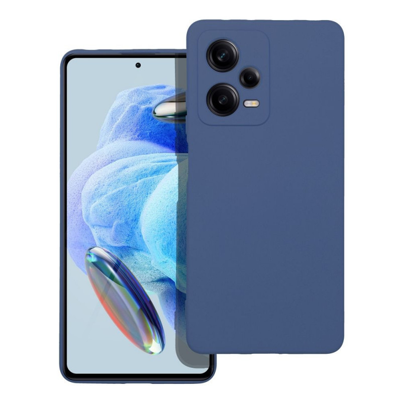XIAOMI Redmi Note 12 Pro 5G Coque Silicone Élégant  Bleu