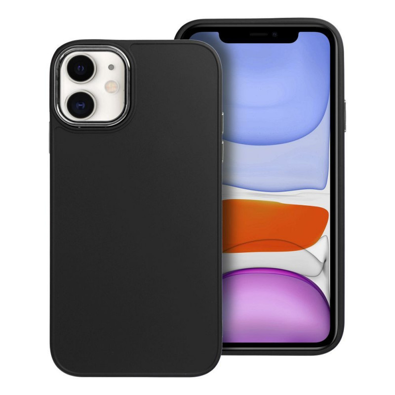 Apple iPhone 11 Coque FRAME Élégant  Noir