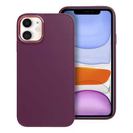 Apple iPhone 11 Coque FRAME Élégant  Violet (Purple)