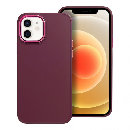 Apple iPhone 12 Coque FRAME Élégant  Violet (Purple)