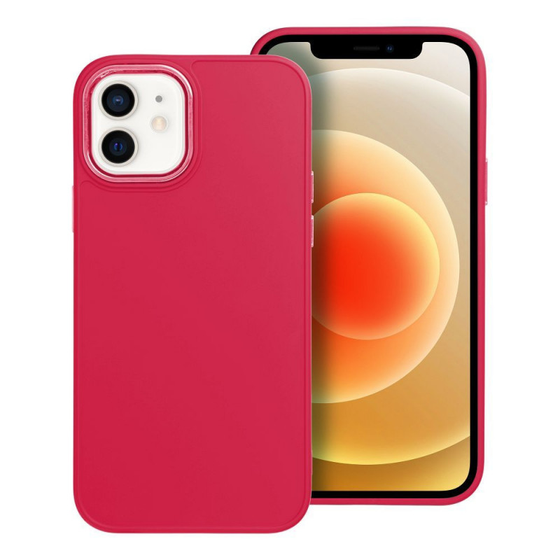 Apple iPhone 12 Pro Coque FRAME Élégant  Magenta