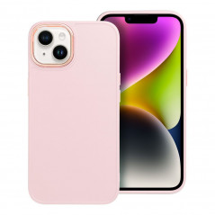 Apple iPhone 14 Coque FRAME Élégant  Rose poudré