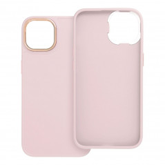 Apple iPhone 14 Coque FRAME Élégant  Rose poudré