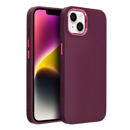 Apple iPhone 14 Coque FRAME Élégant  Violet (Purple)
